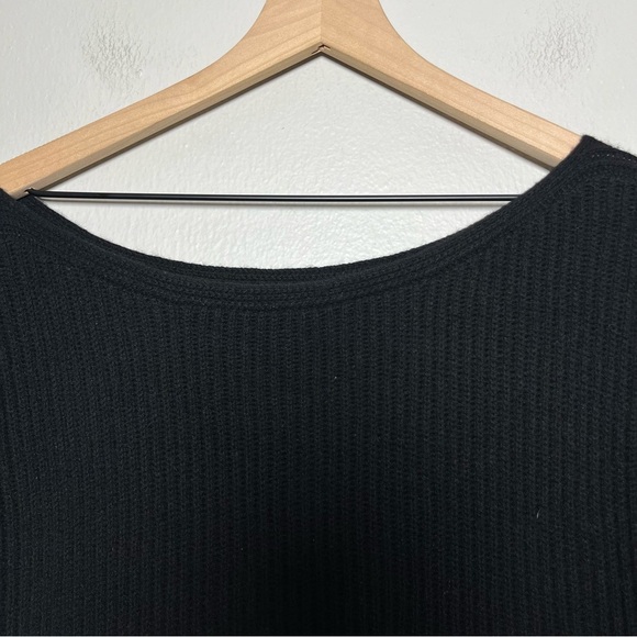 Intermix Women Sweater Dress Petite Small Wool Cashmere Scoop Neck Mini - Picture 3 of 8